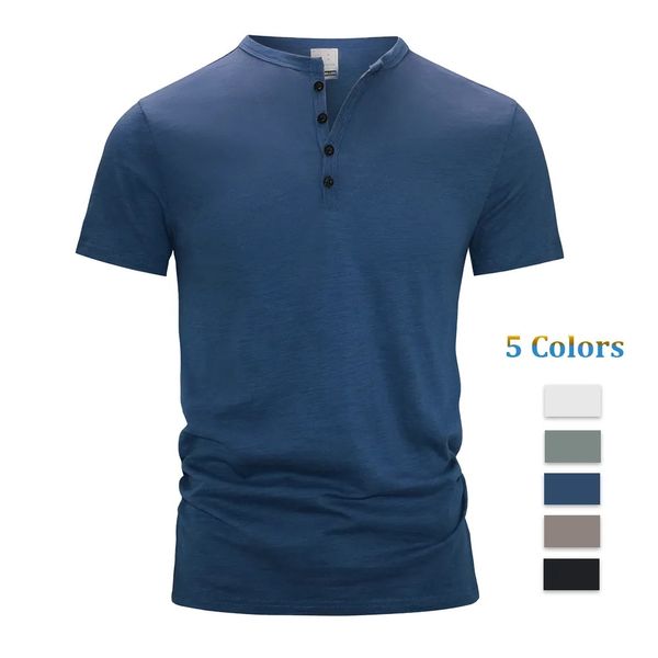 mens tshirts shortsleeve tshirt henley collar summer casual solid color t shirt for men polo tshirts 230717, White;black
mens tshirts shortsleeve tshirt henley collar summer casual solid color t shirt for men polo tshirts 230717, White;black