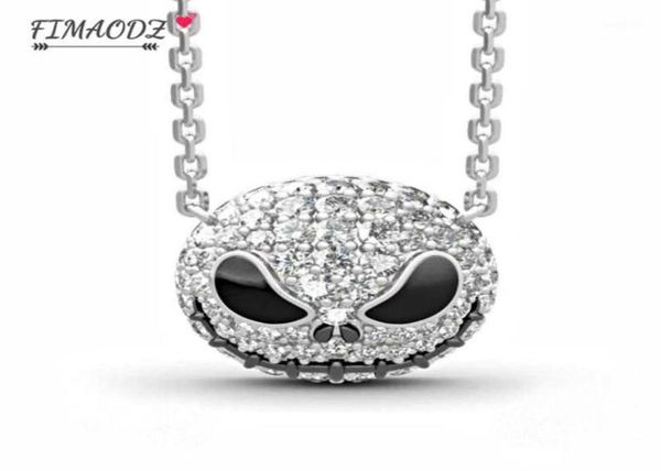 fimaodz fashion jack skull necklace nightmare before christmas punk crystal chain gothic necklace delicate halloween gift18701243, Silver
fimaodz fashion jack skull necklace nightmare before christmas punk crystal chain gothic necklace delicate halloween gift18701243, Silver