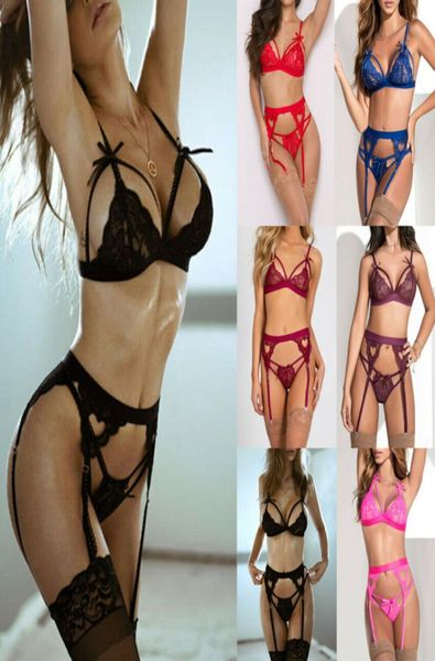 3pcsset women lingerie set lace garter stocking clip exotic set latticefront suspender teddy set bandage underwear with 6 c6129589, Red;black
3pcsset women lingerie set lace garter stocking clip exotic set latticefront suspender teddy set bandage underwear with 6 c6129589, Red;black