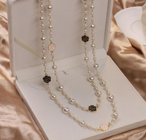 luxury camellia multilayer long pearl brand design rose flower sweater chain necklace for woman7164251, Silver
luxury camellia multilayer long pearl brand design rose flower sweater chain necklace for woman7164251, Silver