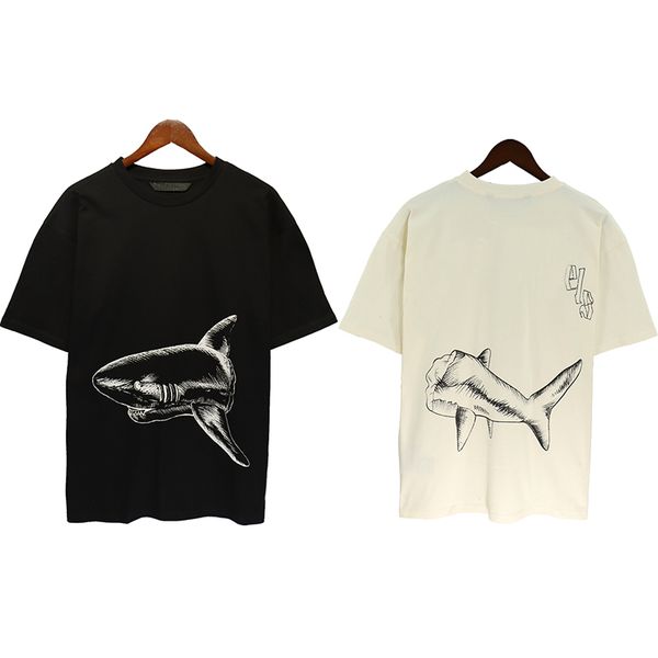 shark t-shirt summer beach's palm new loose and casual men's short sleeve t-shirt, hand-painted print short sleeves, White;black
shark t-shirt summer beach's palm new loose and casual men's short sleeve t-shirt, hand-painted print short sleeves, White;black