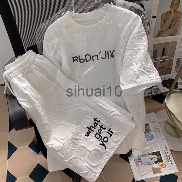 women's two piece pants casual sportswear ensemble femme 2 pices t 2023 new loose embossed short sleeve t-shirts+wide leg shorts two pi, White
women's two piece pants casual sportswear ensemble femme 2 pices t 2023 new loose embossed short sleeve t-shirts+wide leg shorts two pi, White