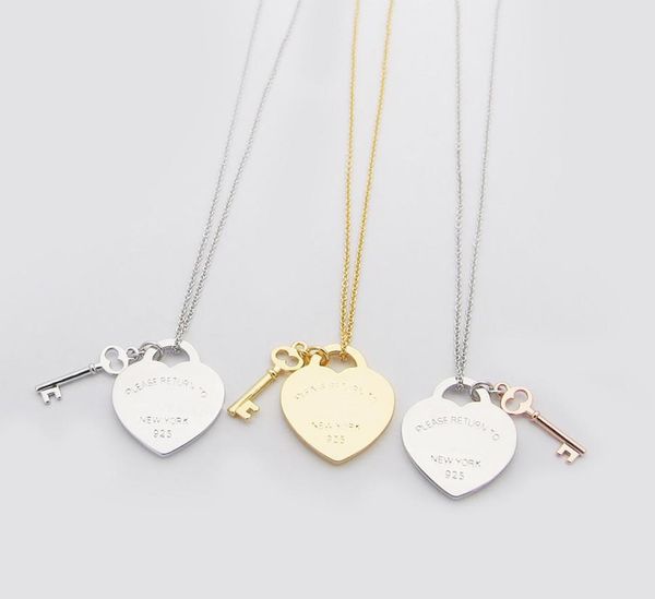 womens love heart pendant necklaces designer jewelry key necklaces for women goldsilverrose with full package of brand as weddin9657500, Silver
womens love heart pendant necklaces designer jewelry key necklaces for women goldsilverrose with full package of brand as weddin9657500, Silver