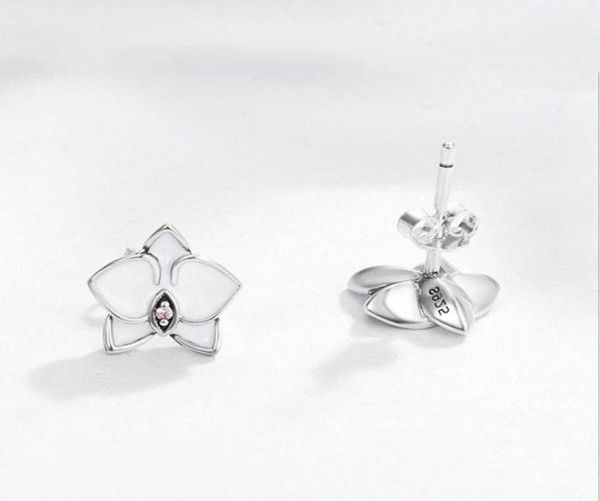 white magnolia stud earring women summer jewelry for 925 sterling silver flower earrings set with original box set7359206, Golden;silver
white magnolia stud earring women summer jewelry for 925 sterling silver flower earrings set with original box set7359206, Golden;silver