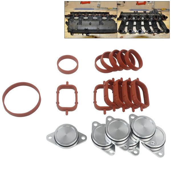6 pcs 33mm oem design by aluminum for bmw swirl flap blanking plates seal with intake manifold gasket 6 cylinder
6 pcs 33mm oem design by aluminum for bmw swirl flap blanking plates seal with intake manifold gasket 6 cylinder