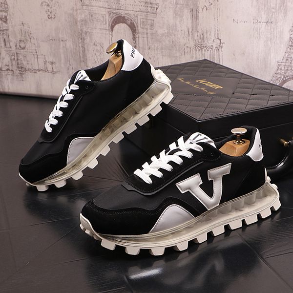 men sneakers walking shoes comfortable breathable platform sneakers mens casual sports fashion chunky shoes zapatos para hombre, Black
men sneakers walking shoes comfortable breathable platform sneakers mens casual sports fashion chunky shoes zapatos para hombre, Black