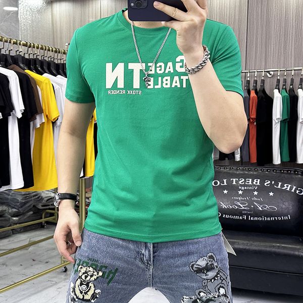men's simple letter causal male t-shirt round neck half sleeve tees summer new mercerized cotton comfortable clothing, White;black
men's simple letter causal male t-shirt round neck half sleeve tees summer new mercerized cotton comfortable clothing, White;black