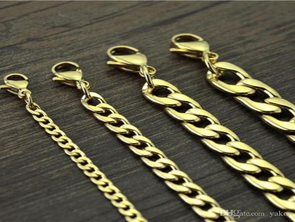 new never fade stainless steel figaro chain necklace 4 sizes men jewelry 18k real yellow gold plated 9mm chain necklaces for women1015358, Silver
new never fade stainless steel figaro chain necklace 4 sizes men jewelry 18k real yellow gold plated 9mm chain necklaces for women1015358, Silver