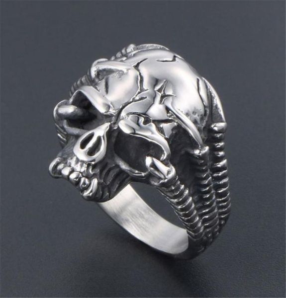gothic men039s finger ring biker skull stainless steel male vintage rings men jewelry accessories 7435894529, Silver
gothic men039s finger ring biker skull stainless steel male vintage rings men jewelry accessories 7435894529, Silver