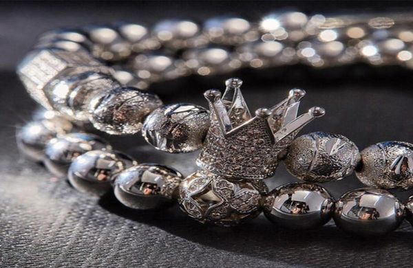men bracelet 2pcsset luxury crown pave cubic zirconia starlight ball charms copper beads bangles for gift valentine039s day ch1169939, Golden;silver
men bracelet 2pcsset luxury crown pave cubic zirconia starlight ball charms copper beads bangles for gift valentine039s day ch1169939, Golden;silver