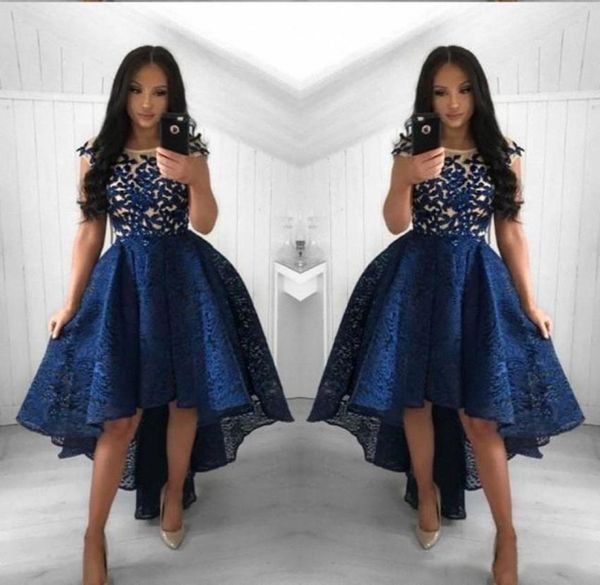 2021 vintage navy blue lace cocktail dresses neck high low short party prom gowns homecoming dresses arabic vestidos evening dress7123092, Black
2021 vintage navy blue lace cocktail dresses neck high low short party prom gowns homecoming dresses arabic vestidos evening dress7123092, Black