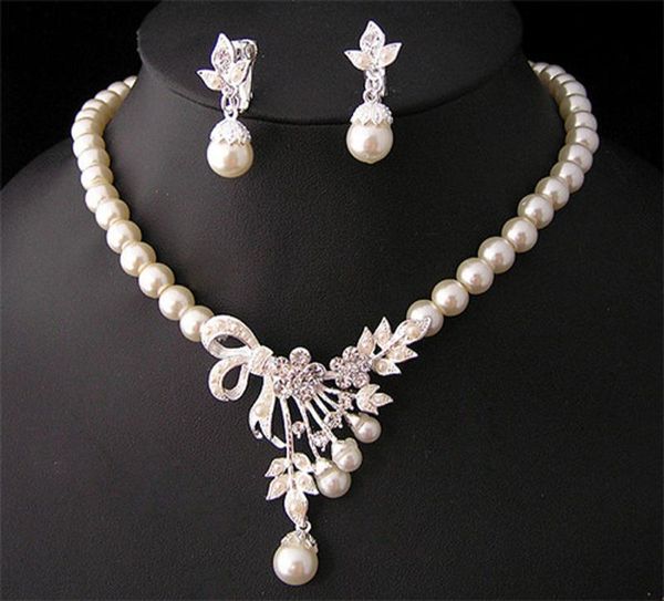 crystal pearl necklace earring wedding bridal jewelry sets necklace for wedding party bridal jewelry girlfriend gift2758948, White
crystal pearl necklace earring wedding bridal jewelry sets necklace for wedding party bridal jewelry girlfriend gift2758948, White