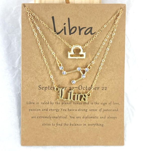 3pcs zodiac sign necklaces 12 constellation pendant necklace astrology horoscope old english jewelry4487483, Silver
3pcs zodiac sign necklaces 12 constellation pendant necklace astrology horoscope old english jewelry4487483, Silver