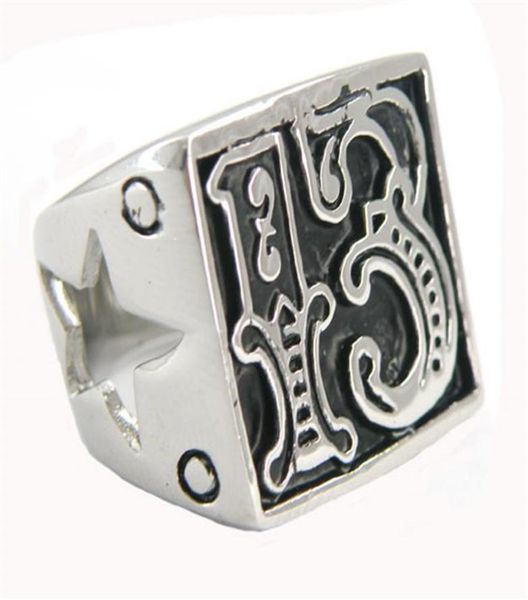 fanssteel stainless steel vintage mens or wemens jewelry signet lucky evil 13 cutout star biker ring number ring 10w33179m2982562, Silver
fanssteel stainless steel vintage mens or wemens jewelry signet lucky evil 13 cutout star biker ring number ring 10w33179m2982562, Silver