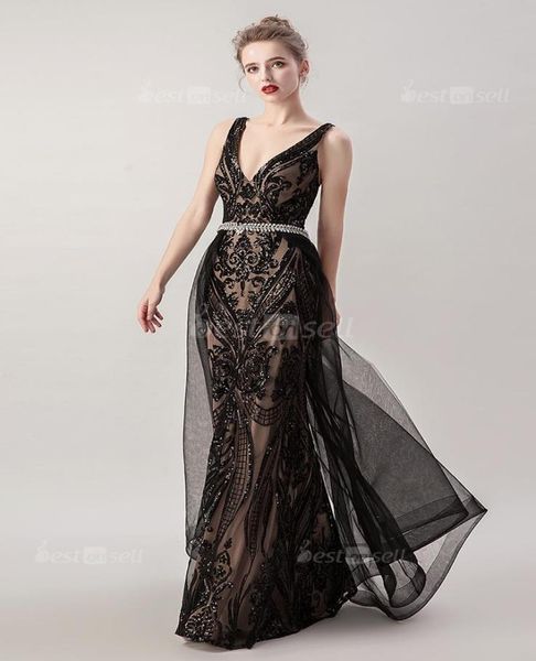 2019 luxury beaded crystal mermaid evening dresses yousef aljasmi spaghetti criss cross overskirts 3d lace arabic prom formal1511433, Black;red
2019 luxury beaded crystal mermaid evening dresses yousef aljasmi spaghetti criss cross overskirts 3d lace arabic prom formal1511433, Black;red