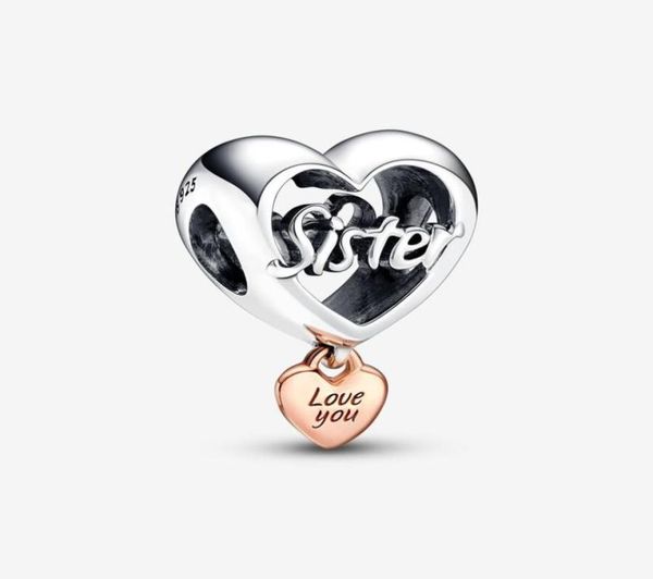 love you sister heart charms fit original european charm bracelet 925 sterling silver fashion women jewelry accessories7316530, Bronze;silver
love you sister heart charms fit original european charm bracelet 925 sterling silver fashion women jewelry accessories7316530, Bronze;silver