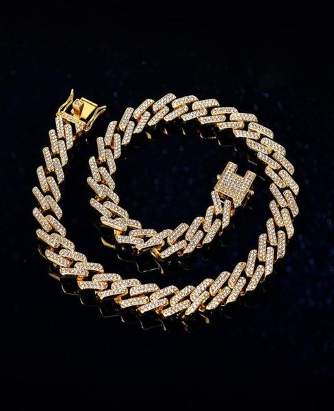 pendant necklaces 12mm hip hop cuban chain necklace golden iced out rhinestones silver color men jewelry fashion metal8475276
pendant necklaces 12mm hip hop cuban chain necklace golden iced out rhinestones silver color men jewelry fashion metal8475276