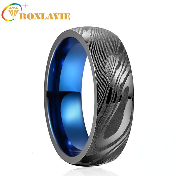 wedding rings bonlavie 8mm gun grey damascus steel blue inner ring for men fashion wedding rings gift size 7-12 230717, Slivery;golden
wedding rings bonlavie 8mm gun grey damascus steel blue inner ring for men fashion wedding rings gift size 7-12 230717, Slivery;golden