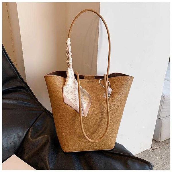 new handbag bag women's bag large capacity tote bag one shoulder commuter bag water bucket bag handbag big bag