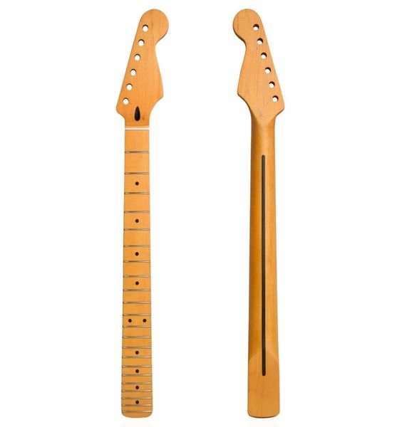 matte yellow maple st guitar necks 22 frets fingerboard with bone nut steel pipe9067553
matte yellow maple st guitar necks 22 frets fingerboard with bone nut steel pipe9067553