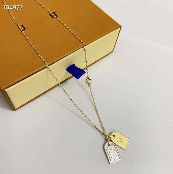 never fading 18k gold plated luxury brand designer pendants necklaces stainless steel letter choker pendant necklace beads chain jewelry acc, Silver
never fading 18k gold plated luxury brand designer pendants necklaces stainless steel letter choker pendant necklace beads chain jewelry acc, Silver