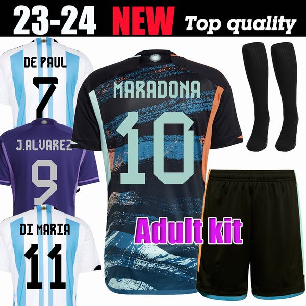 2023 larroquette argentina soccer jerseys bonseo banini gramaglia rodriguez ippolito 23 24 j.aarez dybala di maria martinez de paul, Black;yellow
2023 larroquette argentina soccer jerseys bonseo banini gramaglia rodriguez ippolito 23 24 j.aarez dybala di maria martinez de paul, Black;yellow