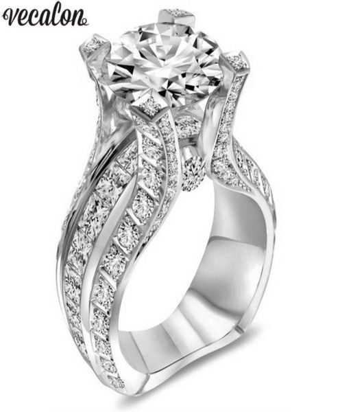 vecalon luxury court ring white gold filled 5a zircon cz engagement wedding band rings for women men finger jewelry2392017, Slivery;golden
vecalon luxury court ring white gold filled 5a zircon cz engagement wedding band rings for women men finger jewelry2392017, Slivery;golden