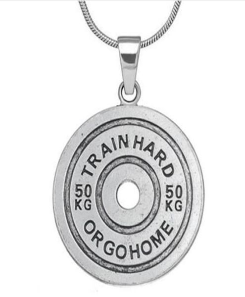 10pcs/lot disc 50kg bbman barbell weight fitness zinc alloy plated chain necklace for handmade jewelry1340983, Silver
10pcs/lot disc 50kg bbman barbell weight fitness zinc alloy plated chain necklace for handmade jewelry1340983, Silver