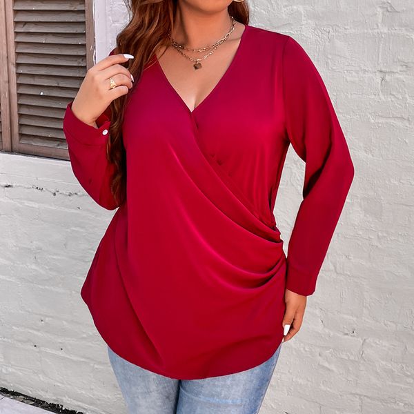 women's plus size t-shirt plus size women clothing autumn winter loose fit long sleeve t shirt solid black large big v neck casual blo
women's plus size t-shirt plus size women clothing autumn winter loose fit long sleeve t shirt solid black large big v neck casual blo