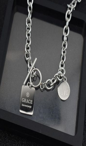hiphop square round card chain necklace stainless steel short necklace for men women rock rapper charm collar chain jewelry stree6660585, Silver
hiphop square round card chain necklace stainless steel short necklace for men women rock rapper charm collar chain jewelry stree6660585, Silver