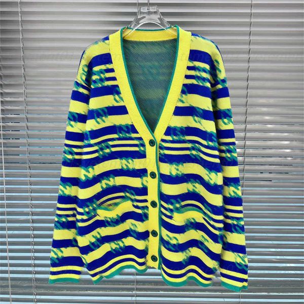 button up cardigan sweater jacket designer classic letter stripe print fashion casual v-neck long sleeve knit jackets womens coat, White;black
button up cardigan sweater jacket designer classic letter stripe print fashion casual v-neck long sleeve knit jackets womens coat, White;black