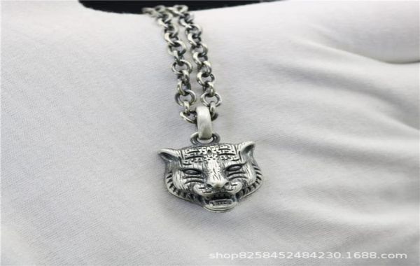 pendant necklaces fashion brand taiyin old domineering men039s tiger head personality punk and women039s4249689, Silver
pendant necklaces fashion brand taiyin old domineering men039s tiger head personality punk and women039s4249689, Silver