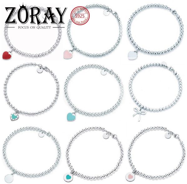 925 sterling silver round beads love ladies highend bracelet blue heart bracelet with original logo wholesale2198305, Golden;silver
925 sterling silver round beads love ladies highend bracelet blue heart bracelet with original logo wholesale2198305, Golden;silver