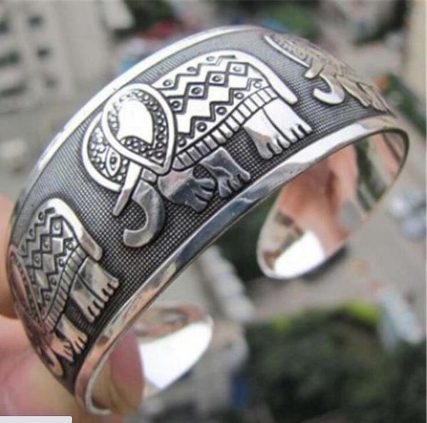 vintage tibetan tibet elephant silver plated bracelets charming elegant round metal cuff bangles ps05639255905, White
vintage tibetan tibet elephant silver plated bracelets charming elegant round metal cuff bangles ps05639255905, White