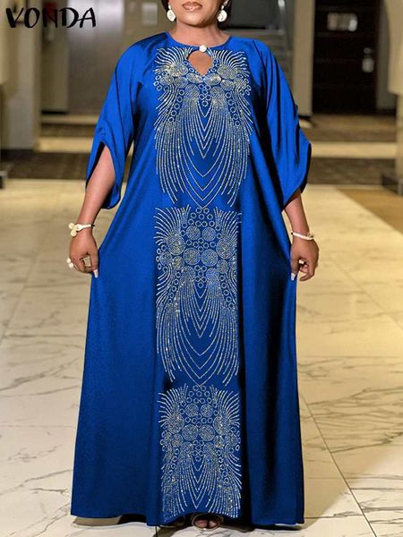 plus size dresses plus size fashion vonda summer printed maxi dress bohemian women 34 sleeve hollow pleated party robe casual long robe 2307, Black
plus size dresses plus size fashion vonda summer printed maxi dress bohemian women 34 sleeve hollow pleated party robe casual long robe 2307, Black