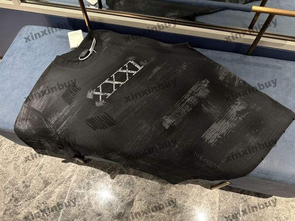 xinxinbuy men designer tee t shirt 23ss paris mud destroyed letter print short sleeve cotton women black blue white xs-l, Black;brown
xinxinbuy men designer tee t shirt 23ss paris mud destroyed letter print short sleeve cotton women black blue white xs-l, Black;brown