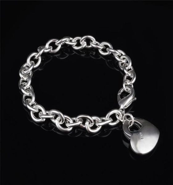 2015 new design 925 silver heart pendant bracelet fashion jewelry valentine039s day gift for girls 9988199, Black
2015 new design 925 silver heart pendant bracelet fashion jewelry valentine039s day gift for girls 9988199, Black