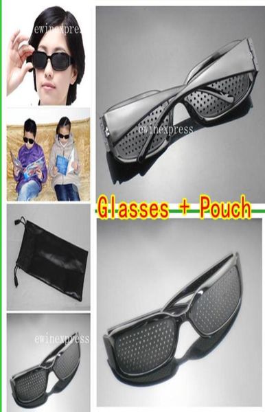 10pcs pinhole glasses 10pcs black sunglasses pouch bags eyesight improvement vision care exercise eyewear training set 9379089
10pcs pinhole glasses 10pcs black sunglasses pouch bags eyesight improvement vision care exercise eyewear training set 9379089
