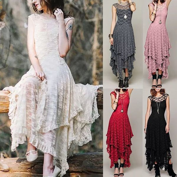 basic casual dresses uguest summer fashion elegant white lace dress plus size long dresses women asymmetrical backless beach wear office par, Black;gray
basic casual dresses uguest summer fashion elegant white lace dress plus size long dresses women asymmetrical backless beach wear office par, Black;gray