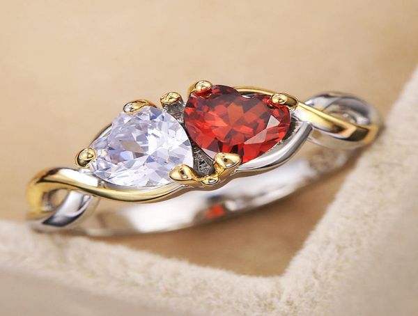 two tone white and red cubic zircon ring simple design heartshaped ed rings for women ladies wedding party engagement jewelr7374746, Golden;silver
two tone white and red cubic zircon ring simple design heartshaped ed rings for women ladies wedding party engagement jewelr7374746, Golden;silver