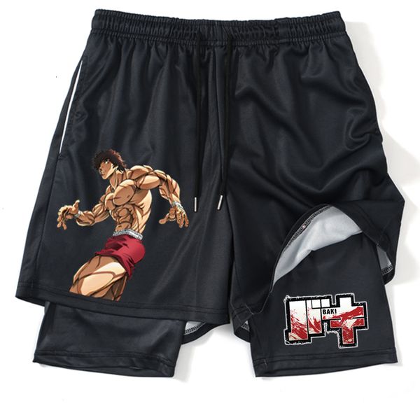 men's shorts 2 in1 gym shorts hanma baki anime shorts black for men women bodybuilding fitness summer mesh quick dry board shorts to be, White;black
men's shorts 2 in1 gym shorts hanma baki anime shorts black for men women bodybuilding fitness summer mesh quick dry board shorts to be, White;black