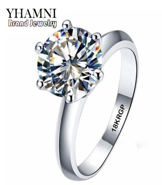 yhamni real pure white gold ring 18krgp stamp rings set 3 carat cz diamond wedding rings for women ring r168865691259619214, Slivery;golden
yhamni real pure white gold ring 18krgp stamp rings set 3 carat cz diamond wedding rings for women ring r168865691259619214, Slivery;golden