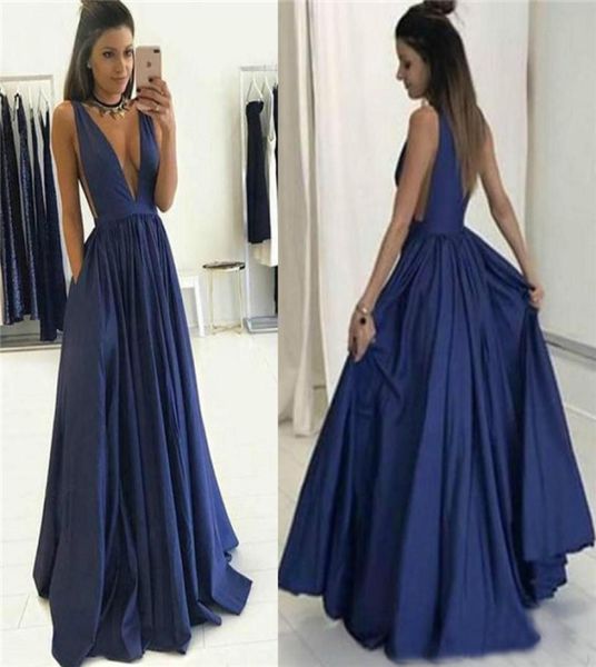 bakcless deep v neck prom dresses a line floor length modern long evening party gowns custom size9077702, Black
bakcless deep v neck prom dresses a line floor length modern long evening party gowns custom size9077702, Black