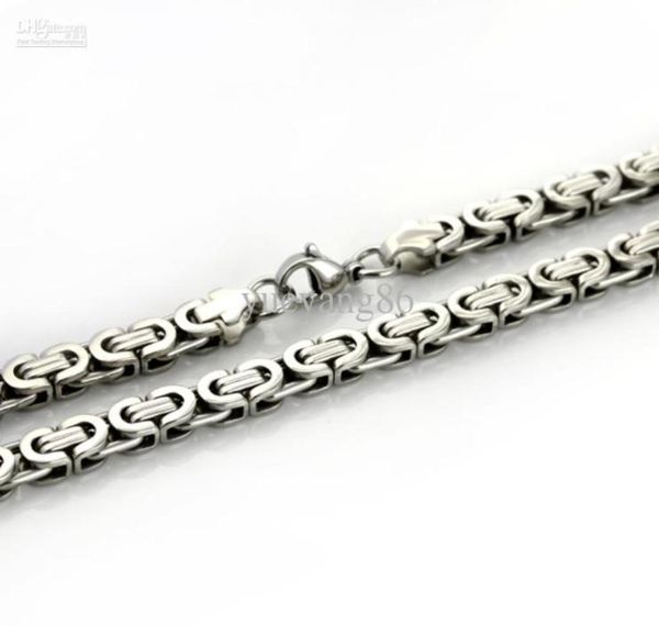 1pcs 63mm distinctive classical mens jewelry silver stainless steel byzantine chain nckelace216quot5648348
1pcs 63mm distinctive classical mens jewelry silver stainless steel byzantine chain nckelace216quot5648348