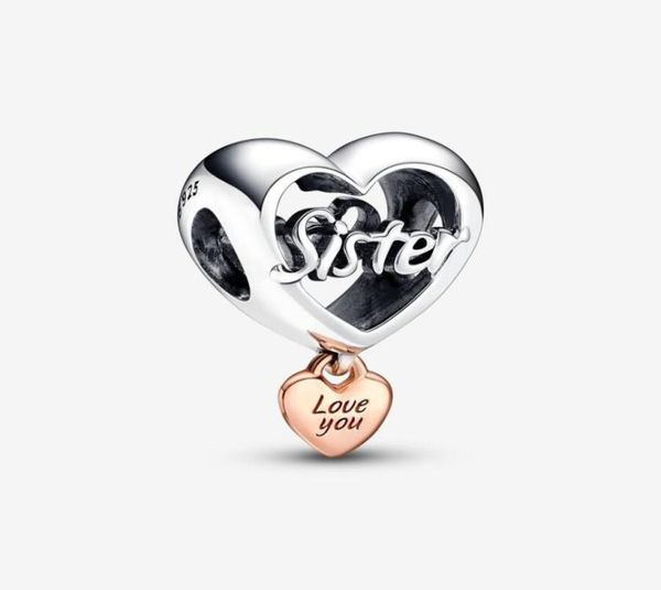 love you sister heart charms fit original european charm bracelet 925 sterling silver fashion women jewelry accessories5880447, Bronze;silver
love you sister heart charms fit original european charm bracelet 925 sterling silver fashion women jewelry accessories5880447, Bronze;silver