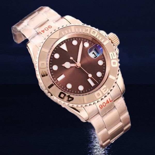 8215 movement watch quality mens watches yacht style 41mm master automatic mechanical sapphire glass classic model folding wristwatch super, Slivery;brown
8215 movement watch quality mens watches yacht style 41mm master automatic mechanical sapphire glass classic model folding wristwatch super, Slivery;brown