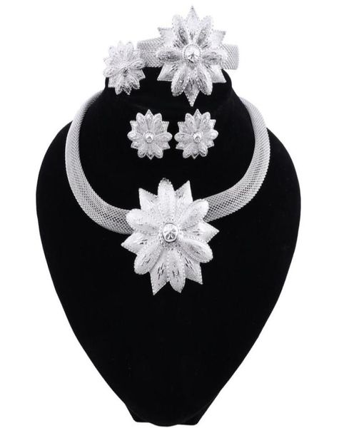 new trendy elegant silver plated necklace earrings bracelet ring dubai jewelry sets for women party accessories3973806, Slivery;golden
new trendy elegant silver plated necklace earrings bracelet ring dubai jewelry sets for women party accessories3973806, Slivery;golden