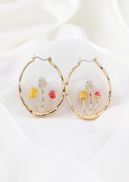 makersland unique mushroom earrings for women gold color geometries round accessaries trendy hoop 2021 dangle chandelier1172406, Silver
makersland unique mushroom earrings for women gold color geometries round accessaries trendy hoop 2021 dangle chandelier1172406, Silver