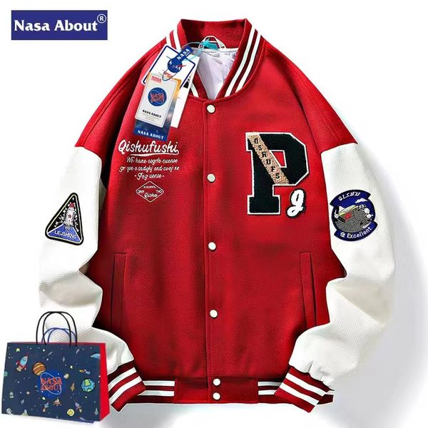 cotton designer jackets varsity jacket bomber mens windbreaker baseball hip hop harajuku letter patchwork leather tianma embroidery streetwe, Black;brown
cotton designer jackets varsity jacket bomber mens windbreaker baseball hip hop harajuku letter patchwork leather tianma embroidery streetwe, Black;brown