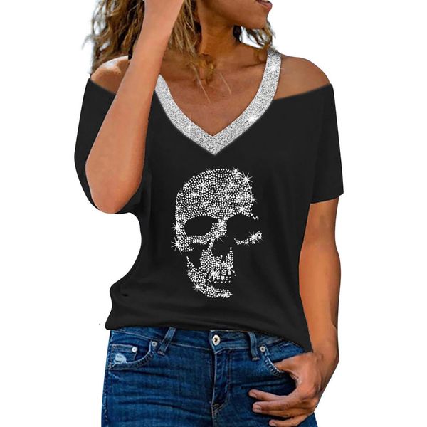 women's t-shirt y2k shirts vintage fashion clothes women clothing tshirt casual summer streetwear shirts for women tees 230717, White
women's t-shirt y2k shirts vintage fashion clothes women clothing tshirt casual summer streetwear shirts for women tees 230717, White